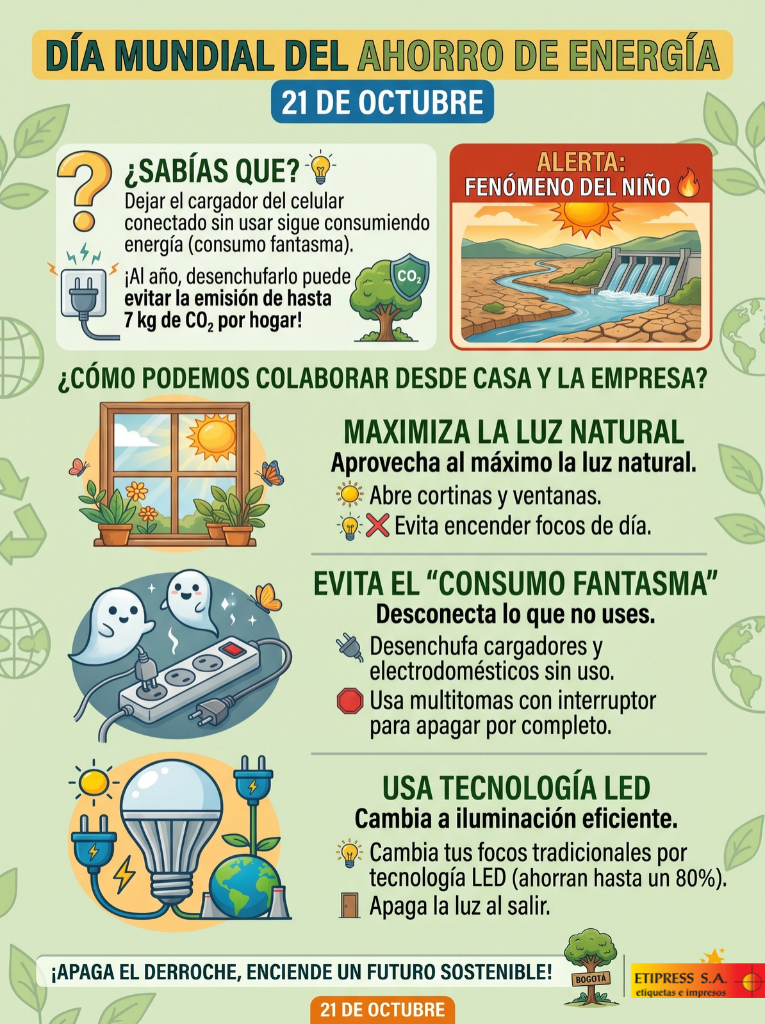 Dia mundial del ahorro de energia